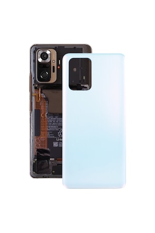 Cbtx Xiaomi Redmi Note 10 Pro Çin 5g Beyaz Uyumlu Arka Pil Kapağı