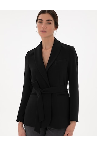 Pierre Cardin Kadın Siyah Ceket 50290388-vr046 Siyah