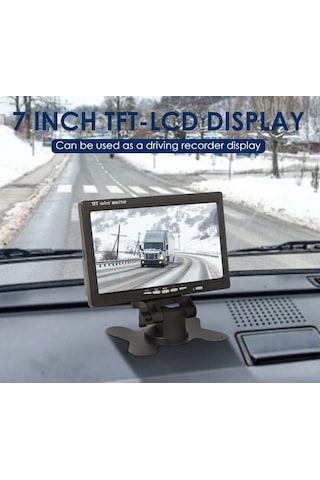 Exvol 7" Hd Mönitör + Park Kamerası