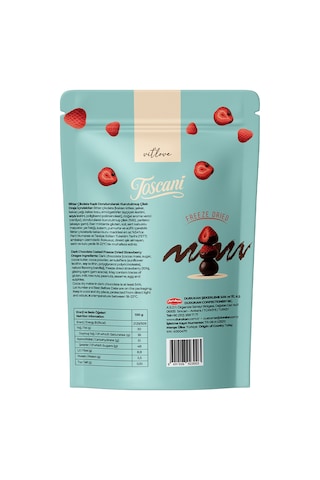 Toscanı Freeze Dondurulmus Çılek Bıtter