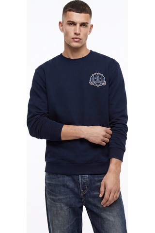 Mustang Lacivert Erkek Sweatshirt M6wm-swt1040