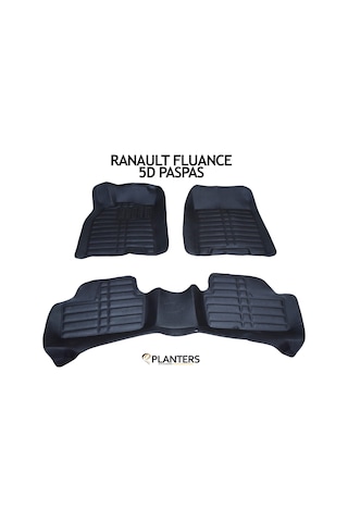 Ekiciler Renault Fluance 5D Paspas Siyah