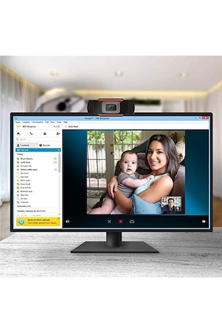 Bilgisayar Kamerası Usb 2.0 Pc Kamera 1080p 480p Video Kayıt Hd Web Kamerası