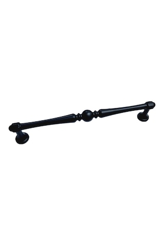 Sultan Model Siyah 160 Mm Metal Kulp 5 Adet Mat Siyah Dekoratif Mobilya Kulpu Siyah