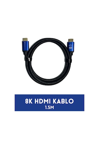 Hdtv Premium Yüksek Hızlı 8k Ultra Hd Hdmı 2.0 Ses Ve Görüntü Kablosu 1.5 Metre Technozi