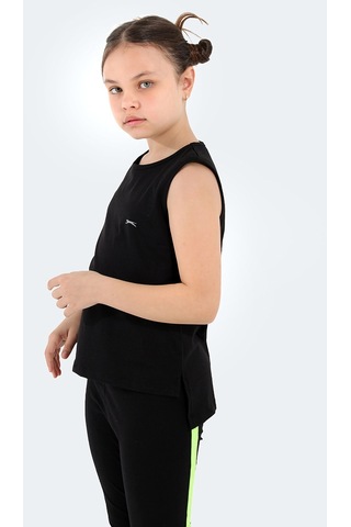 Slazenger DYLAN IN Kız Çocuk Tişört Siyah