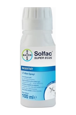 Bayer Solfac 25 EC Haşere 100 ML Bayer Solfac 25 EC Haşere 100 ML