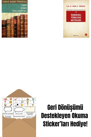 Tarih İçinde Türk Edebiyatı + Osmanlı Türkçesi Metinleri 2 + Okuma Sticker'ları