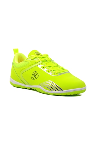 Neon Sarı Suni Deri Erkek Halı Saha Ayakkabısı Mh-241-126 M Halısaha Neon Sari Sarı