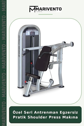 Özel Seri Antrenman Egzersiz Pratik Shoulder Press Makına
