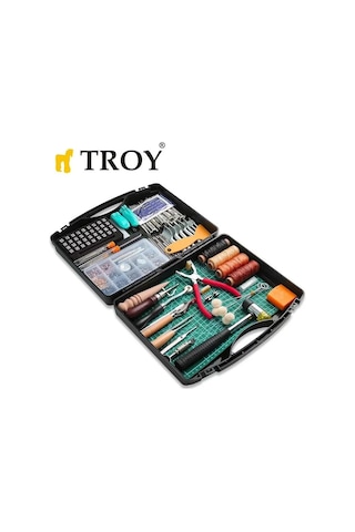 Troy 90018 Deri İşleme Alet Seti, 273 Parça