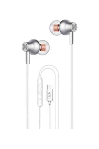 Linktech H72 Ekstra Bass Type-C Kablolu Kulak İçi Kulaklık