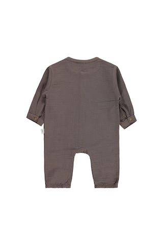 Civil Baby Palmiye Nakışlı 3-12 Ay Tulum - Kahverengi Acı Kahve