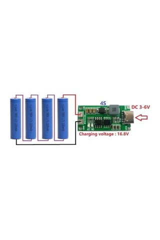 Gözeler 4s 16.8v 2a Li-ion & Lipo Pil Şarj Devresi