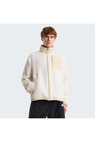 The North Face M Yumiori Off Peak Full Zip Jacket Erkek Polar-33084 Kırık Beyaz-kum Beji