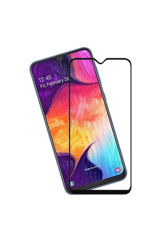 Samsung Uyumlu Galaxy A50S 5D Tam Kaplayan Ekran Koruyucu Kırılmaz Cam