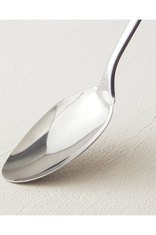 English Home Woody Spoon Çelik Servis Kaşığı Kahve