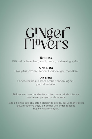 Ginger Flowers 125ml Premium Seri