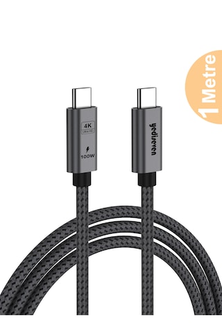 Type C To Usb 3.2 Gen2 Görüntü Aktarma Kablosu 4K Hızlı Şarj 1M