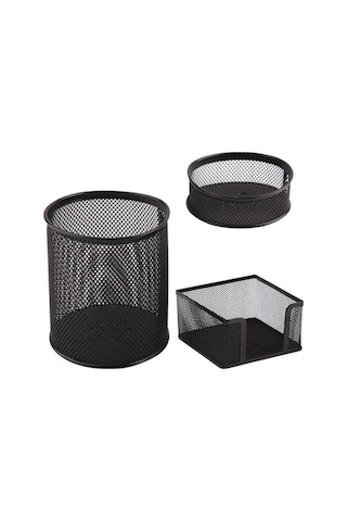 Masa Üstü Kalemlik / Kağıtlık / Ataşlık / Kartviztlik / Çöp Kovas