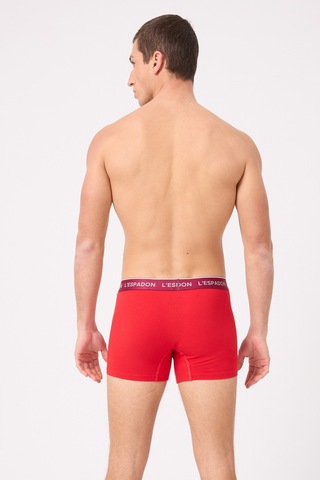 L'espadon Maritime Elite Koleksiyonu Erkek Boxer Şort -3253 Kırmızı