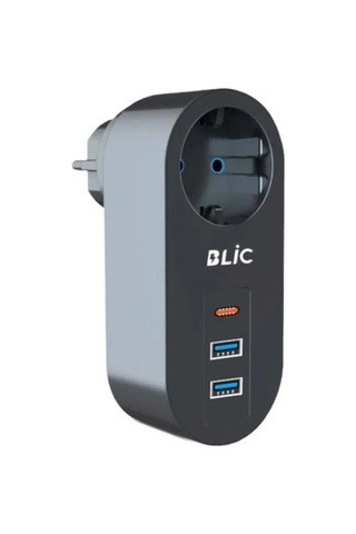 Ftr-07 2xusb 1xtypec Termal Akım Korumalı Isıya Dayanıklı Tekli Priz 0 - 2 M