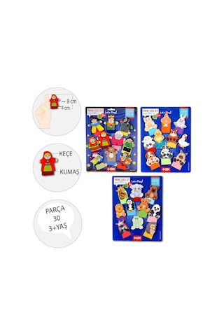 3 Set - 30 Parça Tox Masal Kahramanları Vahşi Ve Evcil Hayvanlar