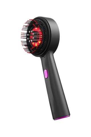 Suntek Akülü Elektrikli Masaj Saç Derisi Fırçası Kafa Siyah Saç Derisine Masaj Fırçası