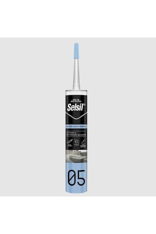 Selsil Mutfak Duşakabin Silikonu Beyaz 280 Ml