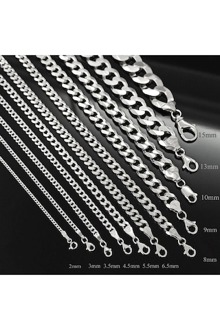 Gurmet 925 Ayar Gümüş Erkek Bileklik Künye 4.5mm 233708041