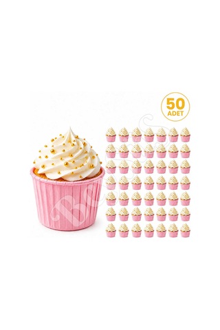 Muffin Kalıbı 50li Pembe