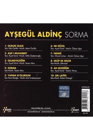 Ayşegül Aldinç - Sorma CD