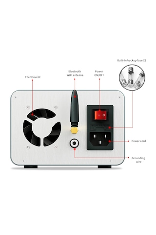 Aixun P3208 320w Akıllı Regüleli Güç Kaynağı 32v / 8a Bluetooth & Wifi Pd/qc