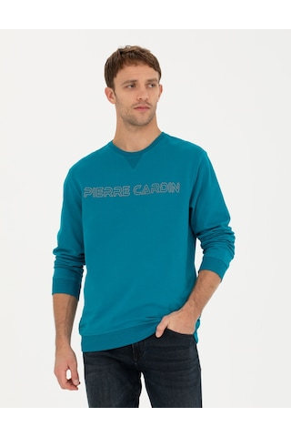 Pierre Cardin Erkek Zümrüt Sweatshirt 50279523-vr055 Zümrüt