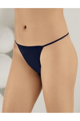 12 Li Paket Şahinler Bayan Penye Likralı String Külot B3044