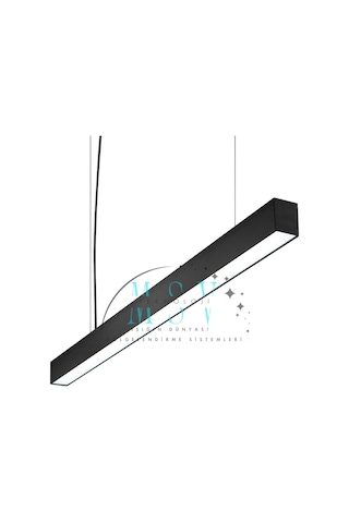 100 Cm 32 Watt Sarkıt Lineer Siyah Kasa 3000k Günışığı Işık Samsung Led Aydınlatma Ip20 Çok Renkli