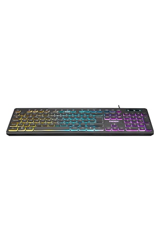 Everest KB-120 Sleek USB Gökkuşağı Aydınlatmalı Oyuncu Q Klavye