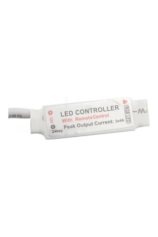 Şerit Led Rf Kumandası Rgb 12V 44 Tuşlu Kontrol 12 Amper
