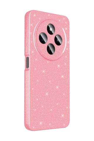 Redmi 14c 4g Kılıf Kamera Korumalı Simli Lüks Tchs Koton Kapak - Siyah Siyah