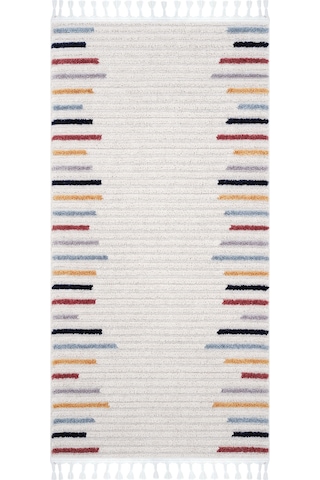 Cool Halı Palazzo Yumuşak Bukle Tezgah Önü Leke Tutmaz Kabartmalı İskandinav Renkli Mutfak Halısı