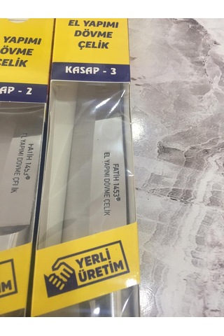 El Dövmesi Kurban Bıçağı Seti Fatih 1453 El Yapımı Yatağan