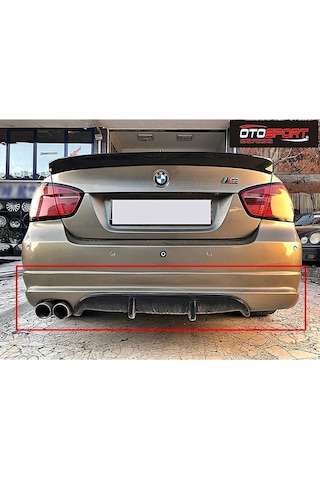 Bmw E90 Sport Arka Tampon Eki Fiberglass Boyasız