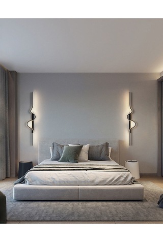 Aplik Duvar Modern 100 cm - Worm Alüminyum