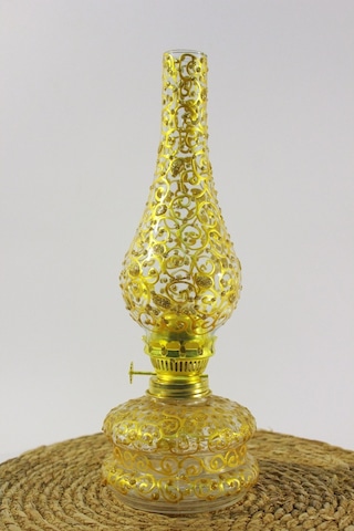 Gazlambası(14 No)Elişi Vitray Desenli Altın
