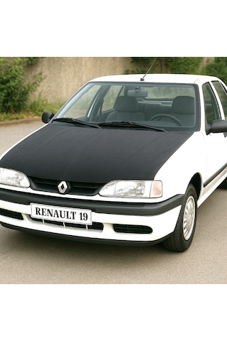 Renault 19 Kaput Maskesi Sportif Görünüm Ve Etkili Koruma Suni Deri Kaplama 1 Adet