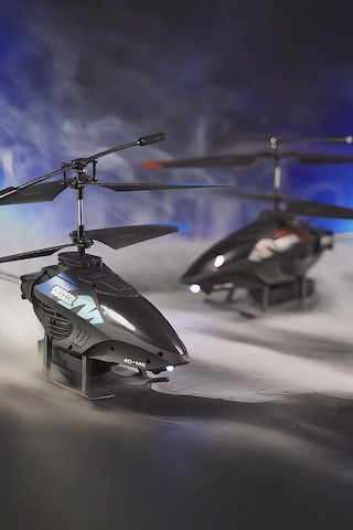M6 Kameralı Uzaktan Kumandalı Rc Helikopter Canlı İzleme Destekli, Coaxial Pervaneli & Işıklı - Kırmızı