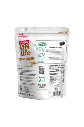 Yayla Onlife Yulaf Ezmesi 500 G X5