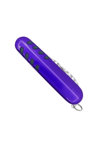 Argeus Çift Ağızlı Cep Kamp Çakısı Mor K5017-8 Çok Renkli