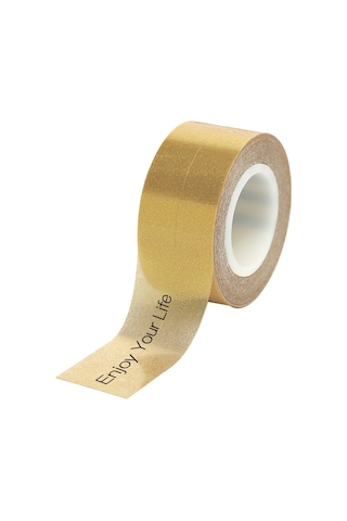 Dofolink Makeıd M1/l1 Etiket Makinesi İçin 16mm 4m L-16z2 Akışkan Altın Kum Etiket Bandı - Su Geçirmez, Kalıntı Yok, Kolay Ripsel 1 Rulo