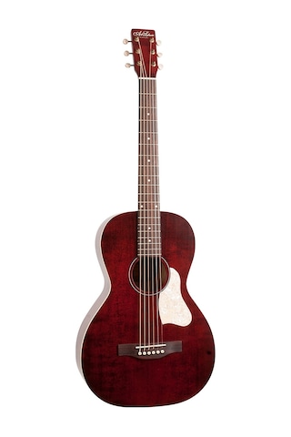 Art & Lutherie Roadhouse Parlor-style Elektro Akustik Gitar Tennessee Red